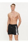 Short de bain logo latéral Calvin klein BEH Pvh Black KM0KM00991