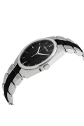 Montre qwartz bracelet bimatière Calvin klein Argent / Noir K9E211B1