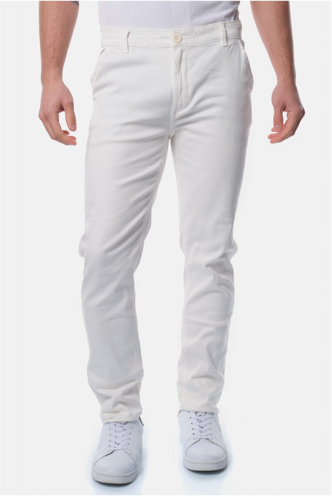 Pantalon chino stretch Kizaru Hopenlife COCONUT MILK KIZARU