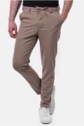 Pantalon chino uni maille Hopenlife BEIGE TOSHI