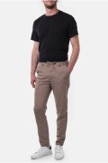 Pantalon chino uni maille Hopenlife BEIGE TOSHI