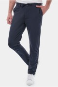 Pantalon chino uni maille Hopenlife NAVY TOSHI