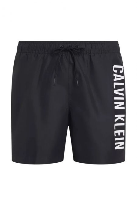 Short de bain print logo Calvin klein BEH Pvh Black KM0KM01017