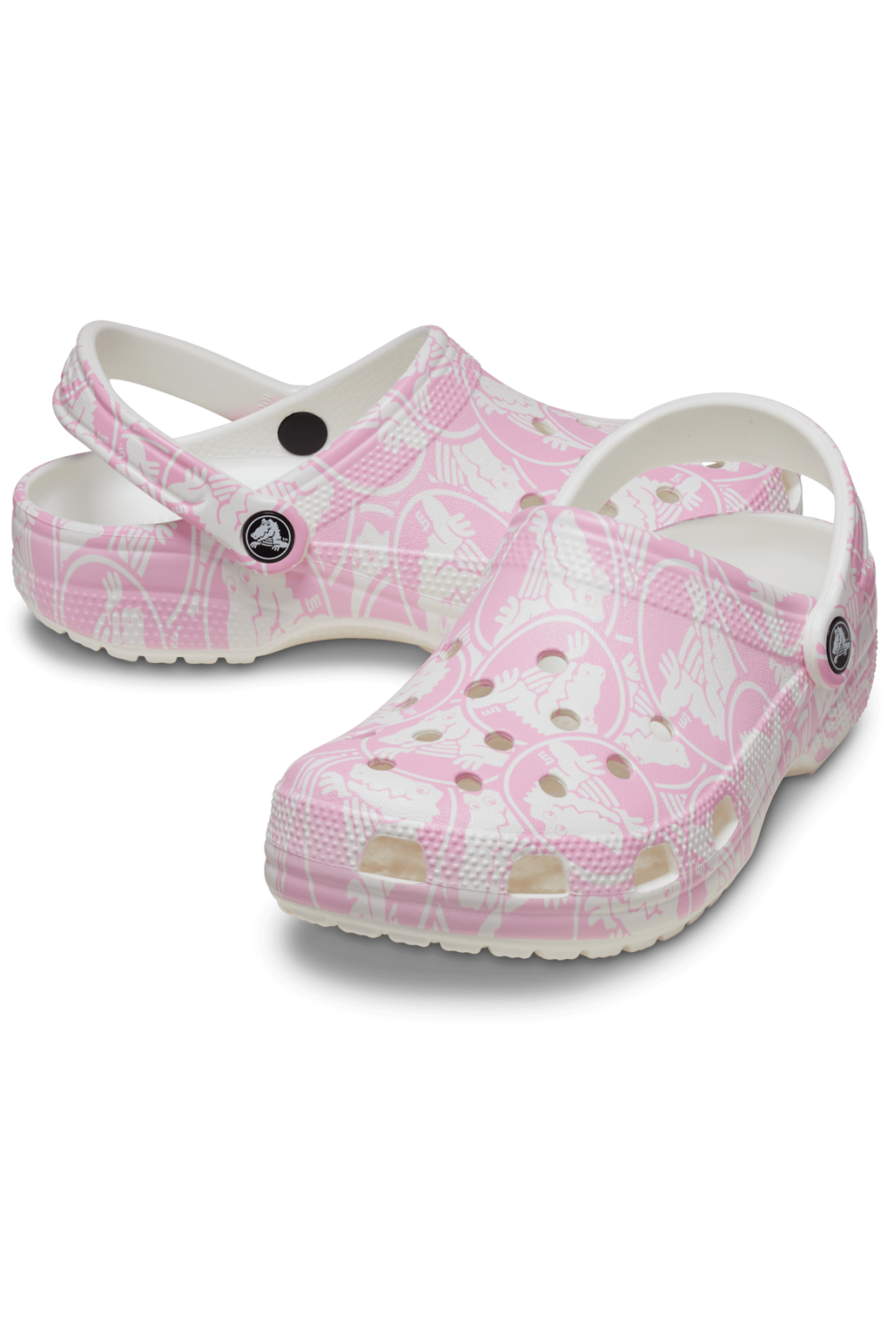 Sabots printés Classic duke Crocs PINK TWEED 210003