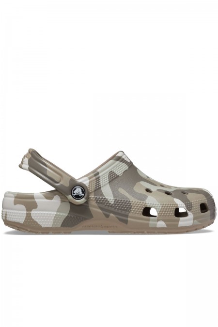 Sabots camouflage Classic printed Crocs MUSHROOM/MULTI 206454