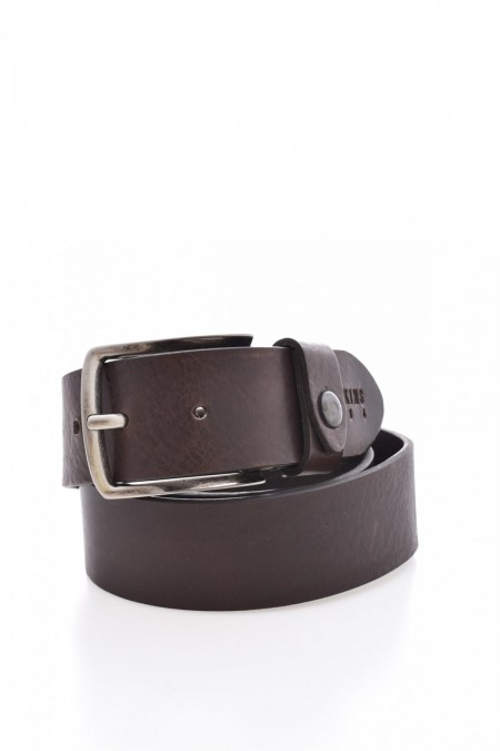 Ceinture en cuir véritable Redskins MARRON MIXES