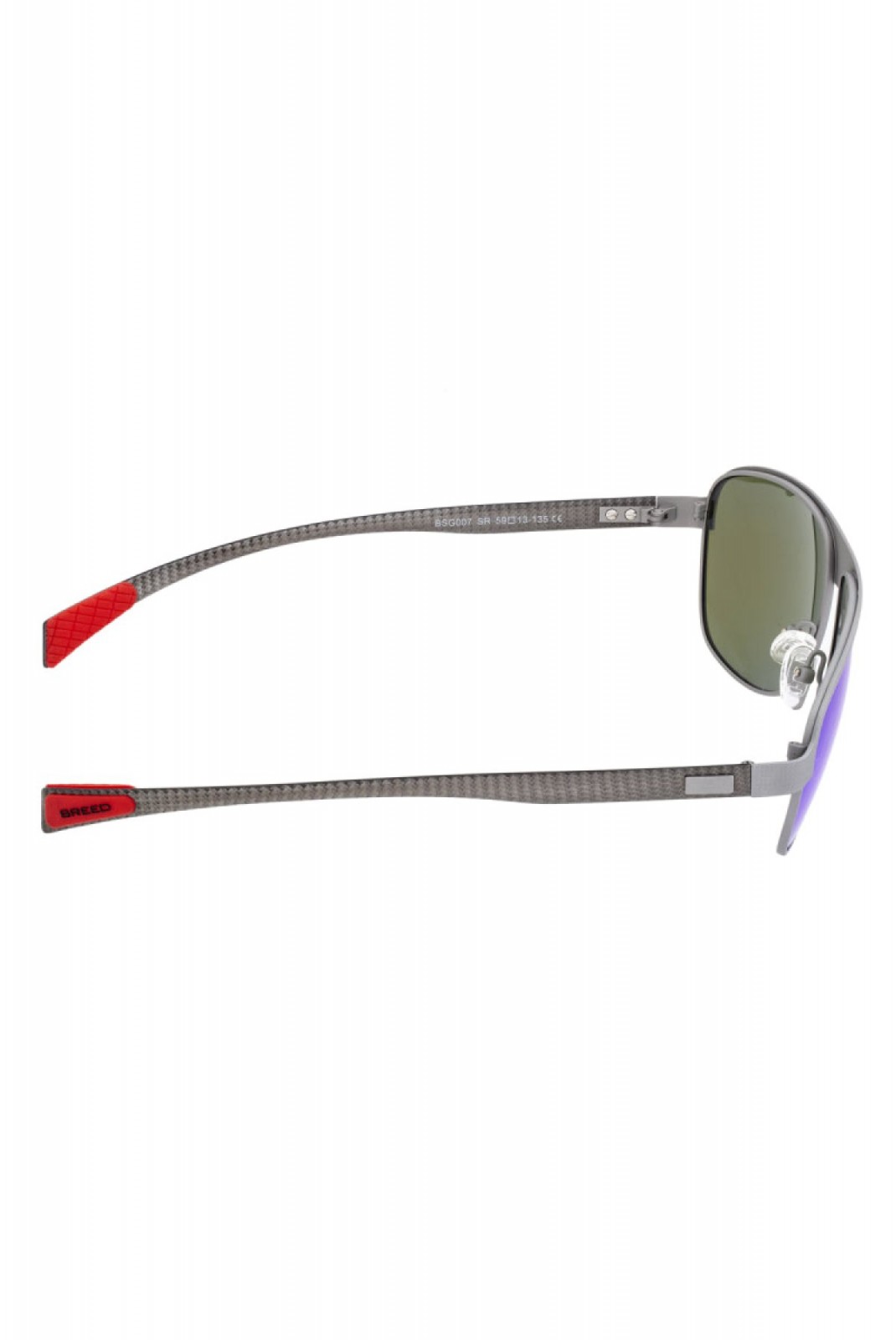 Lunettes soleil polarisées monture titane Breed Argenté BSG007SR