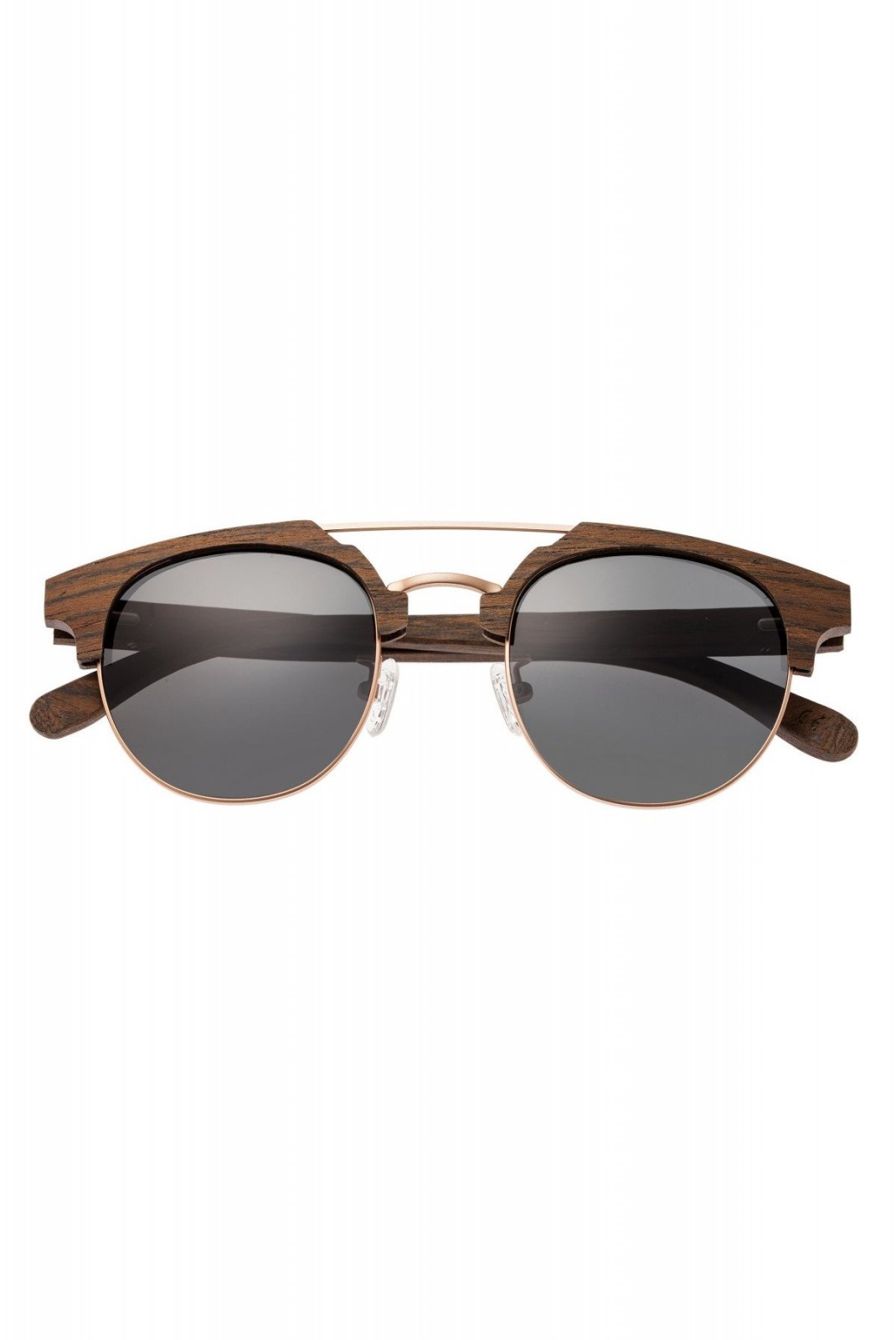 Lunettes soleil polarisées bois Kay Earthwood Marron ESG024BK