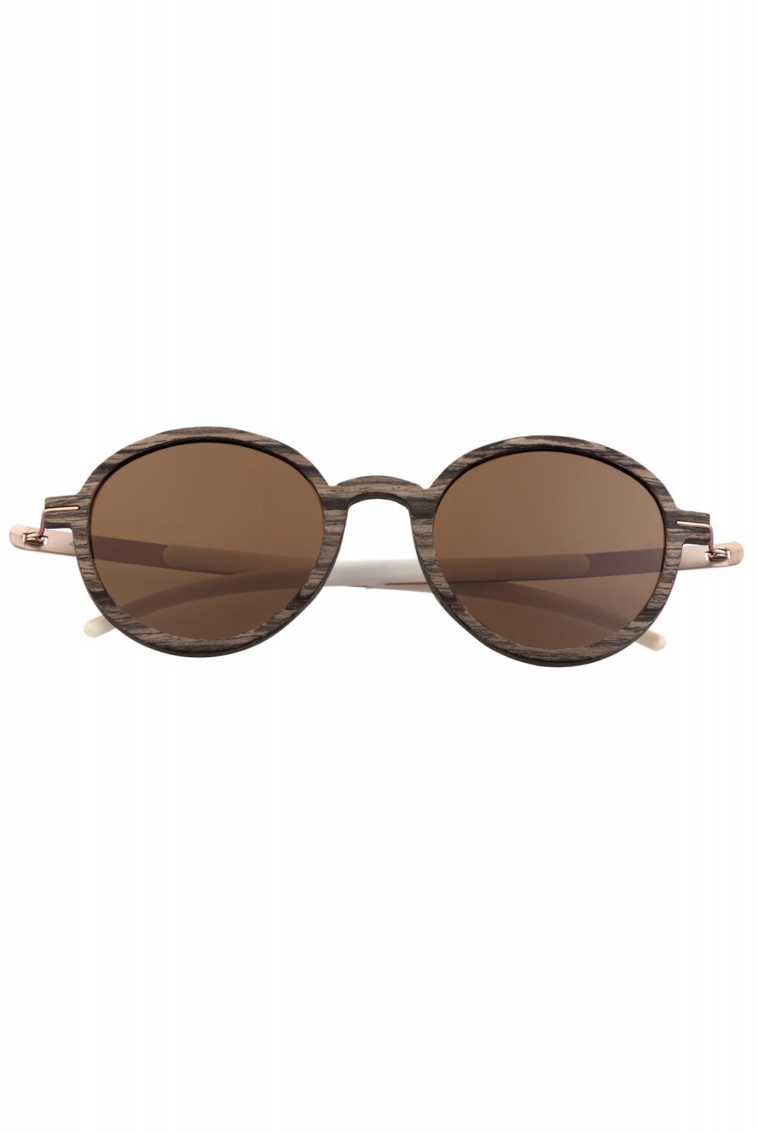 Lunettes soleil polarisées bois Toco Earthwood Marron ESG051SR