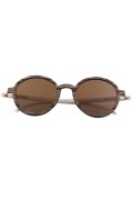 Lunettes soleil polarisées bois Toco Earthwood Marron ESG051SR