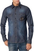 Chemise denim MDP0036 FULL Philipp plein 14SE JEANS MDP0036