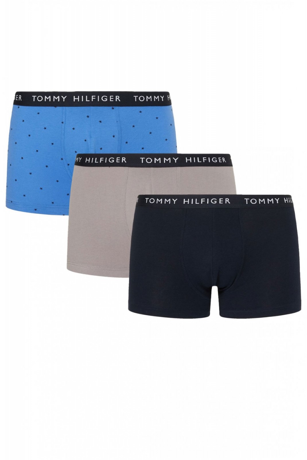 Tripack boxers stretch à logo Tommy Hilfiger 0YY Sublunar/Desert Sky/Mini Stars UM0UM02325