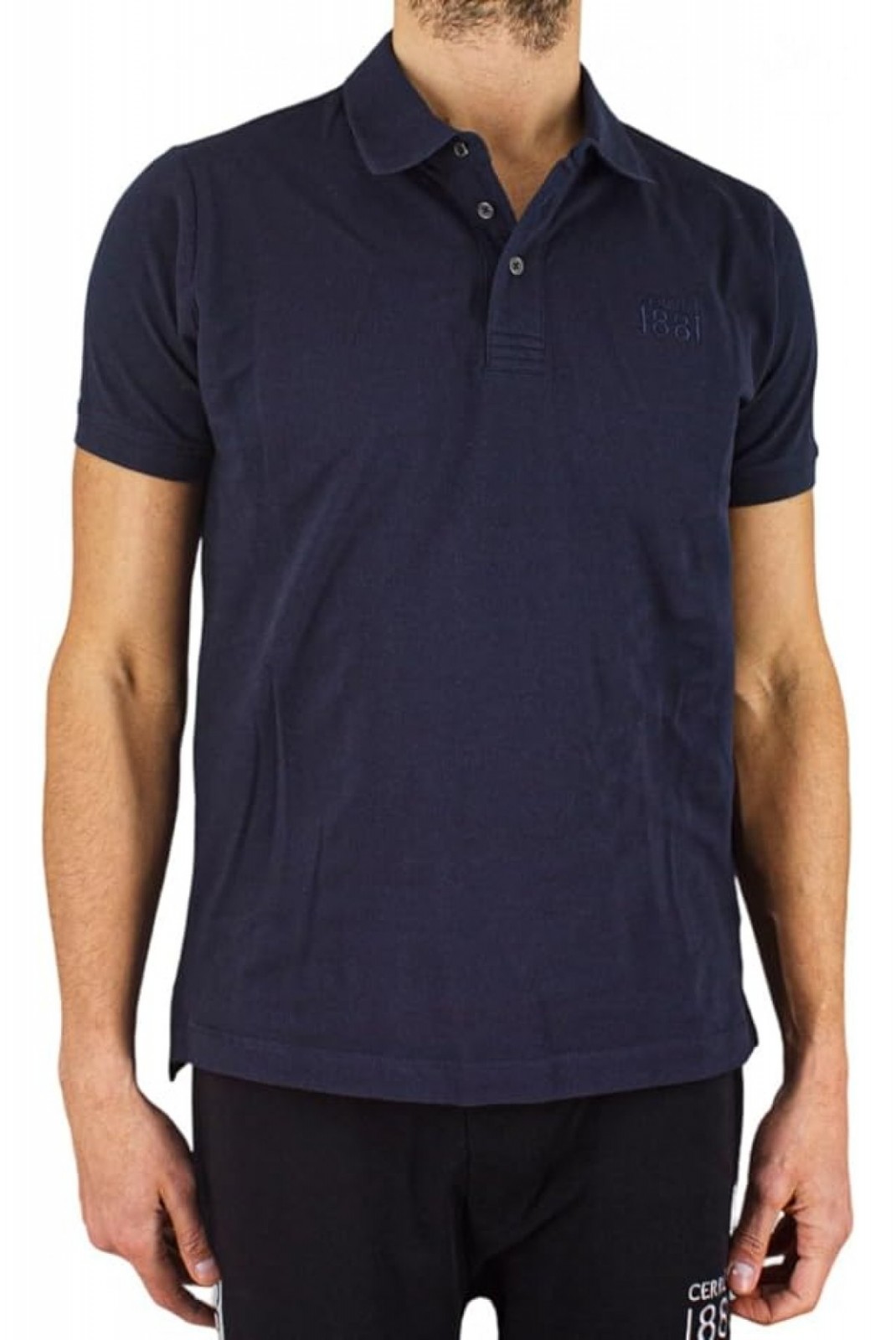 Polo 100% coton Eduardo Cerruti 1881 NAVY EDUARDO