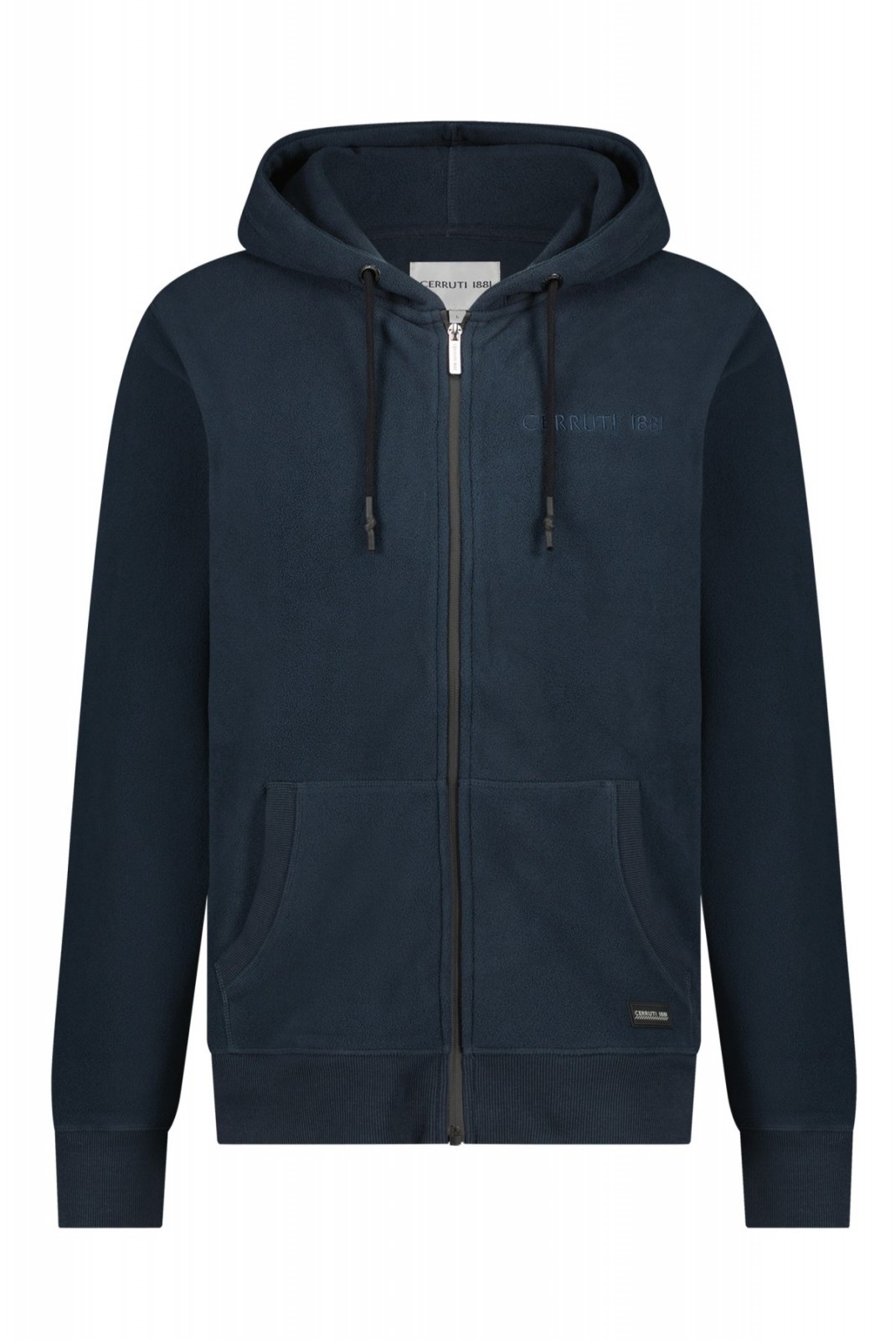 Sweat polaire capuche zippé Sherpa Cerruti 1881 NAVY SHERPA 11668