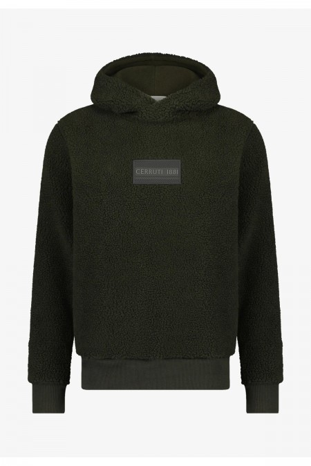 Sweat polaire à capuche Mendes Cerruti 1881 KAKI 11828 MENDES