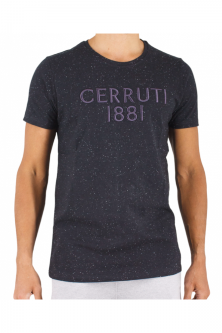 Tshirt logo brodé Coloratura Cerruti 1881 BLACK COLORATURA