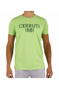 Tshirt logo brodé Coloratura Cerruti 1881 VERT COLORATURA