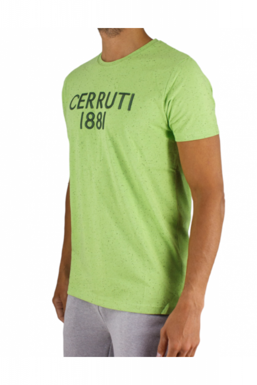 Tshirt logo brodé Coloratura Cerruti 1881 VERT COLORATURA