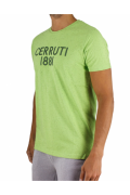 Tshirt logo brodé Coloratura Cerruti 1881 VERT COLORATURA