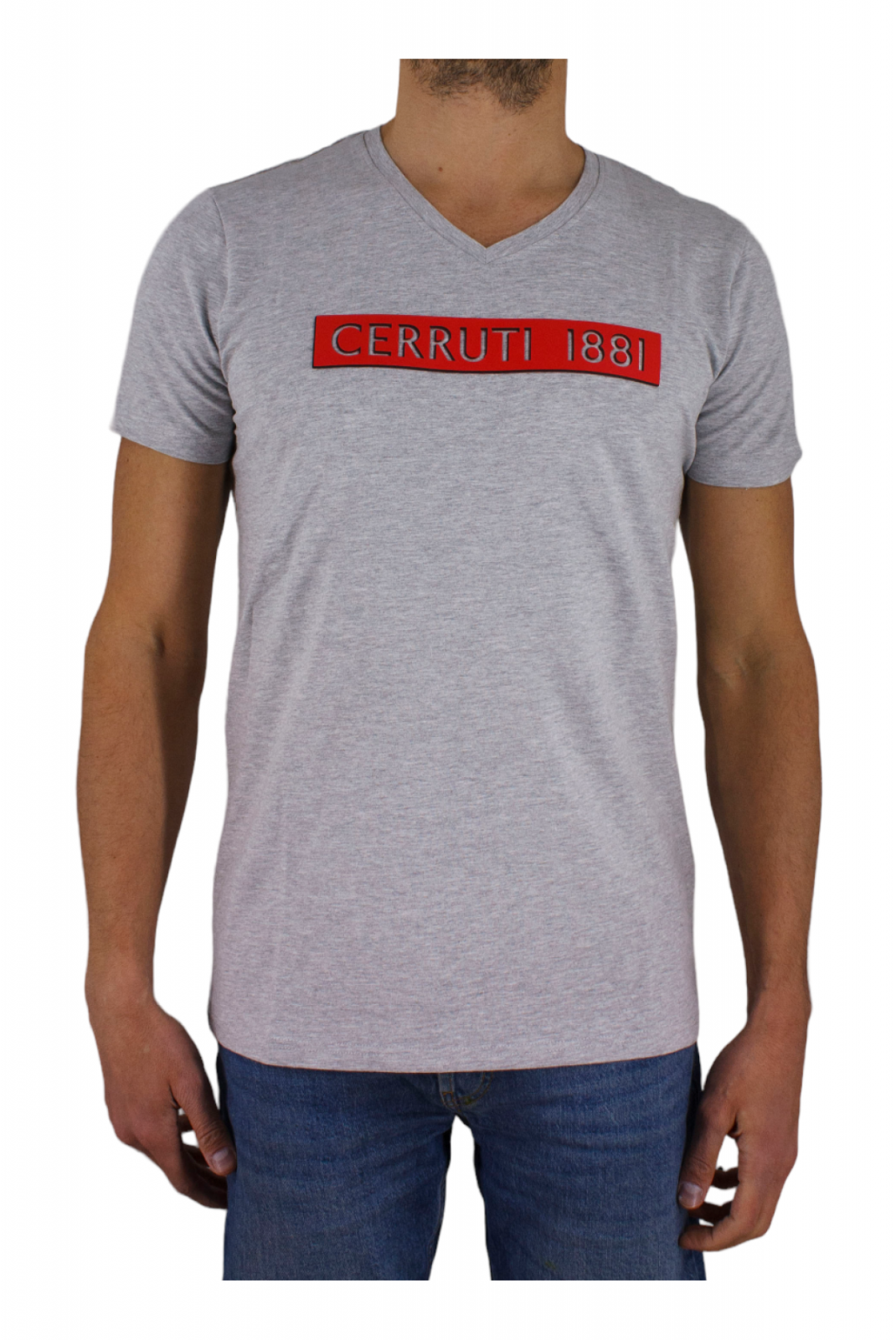 TShirt stretch gros logo Baltoni Cerruti 1881 GREY BALTONI