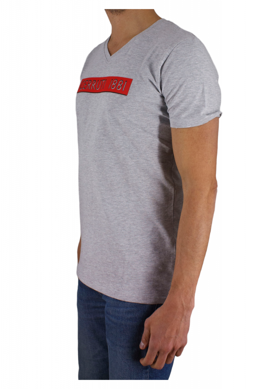 TShirt stretch gros logo Baltoni Cerruti 1881 GREY BALTONI