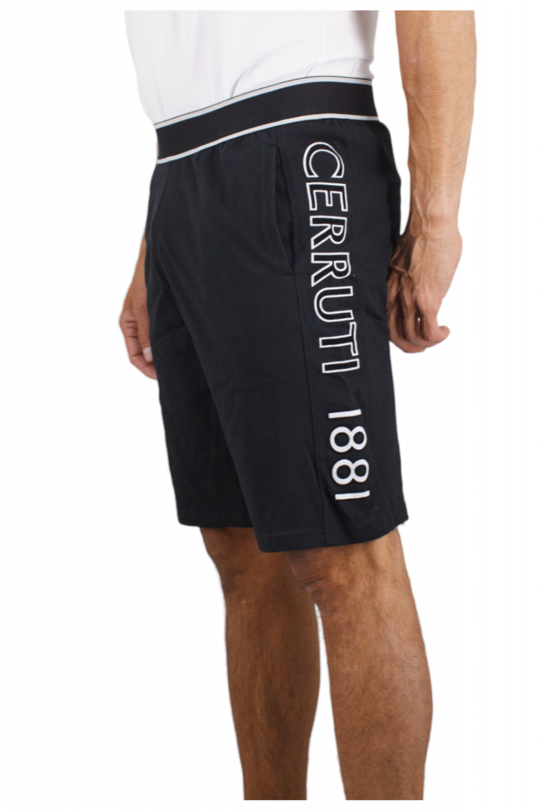 Short logo latéral Buffa Cerruti 1881 BLACK BUFFA