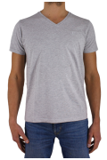 TShirt uni col V Cerruti 1881 GREY AQUAROSSA