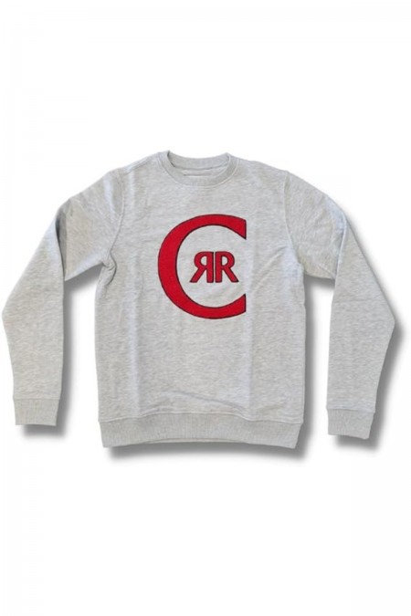 Sweat gros logo Cerruti 1881 GREY/RED POETICO