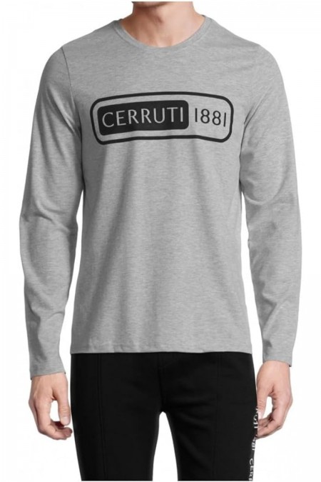 TShirt ML gros logo Cerruti 1881 GREY CALVADOS