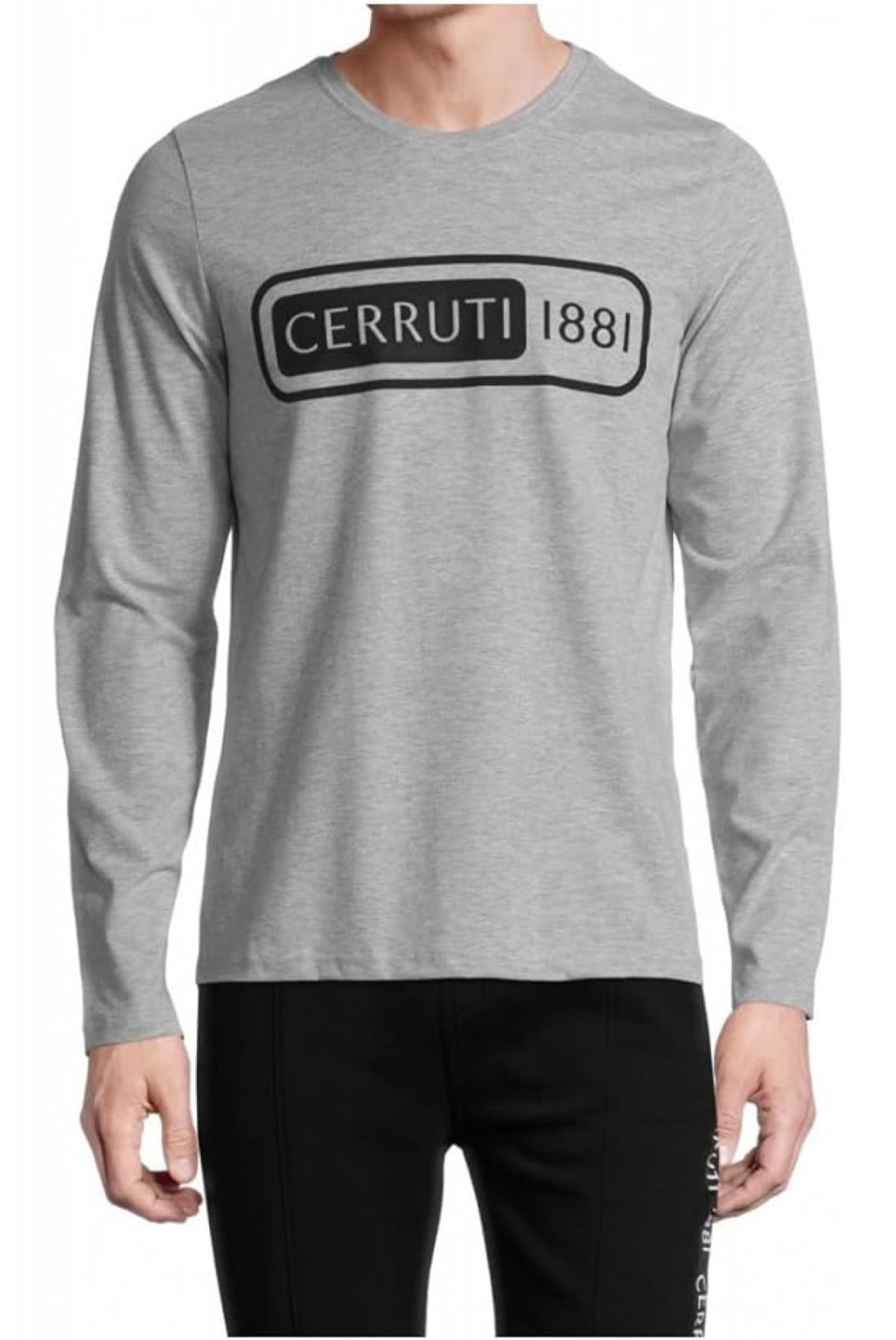 TShirt ML gros logo Cerruti 1881 GREY CALVADOS