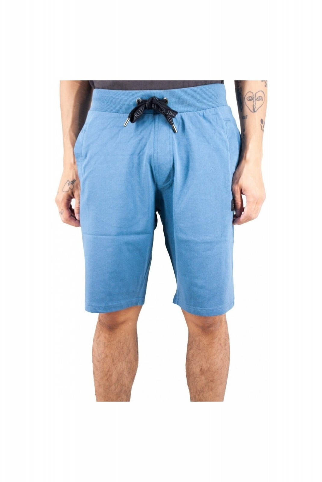 Short en jersey Etretat Cerruti 1881 BLEU ETRETAT