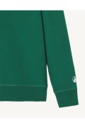 Sweat en coton bio Elvas Just over the top 249 DARK GREEN ELVAS