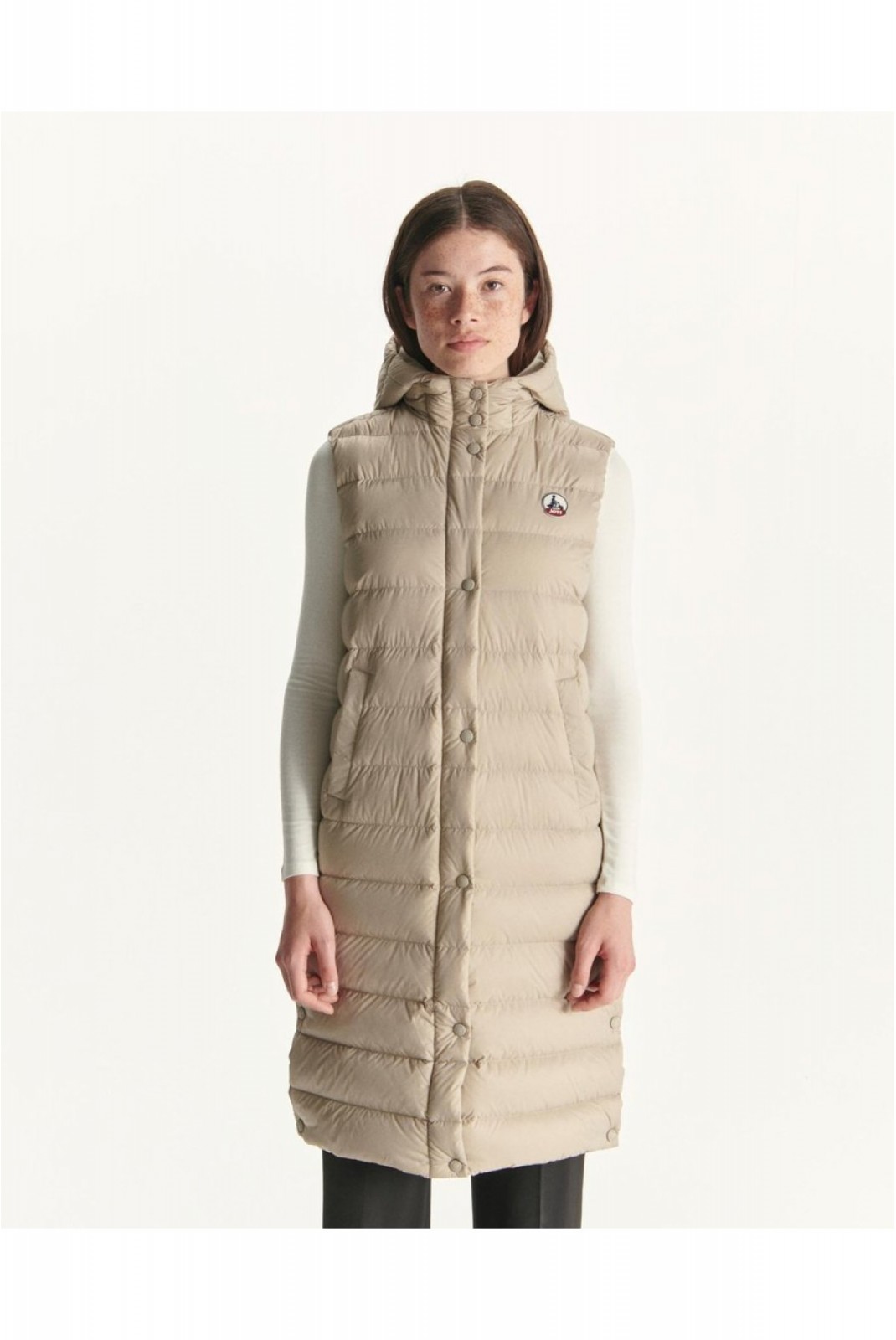 Doudoune longue sans manches Lola Just over the top 804 BEIGE LOLA