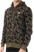 Sweat capuche zippé coton bio Mexico Just over the top 277 MILITARY PRINT MEXICO