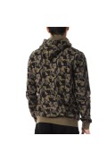 Sweat capuche zippé coton bio Mexico Just over the top 277 MILITARY PRINT MEXICO