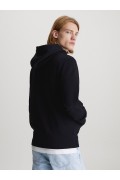 Sweat capuche 100% coton Calvin klein BEH Ck Black J30J324620