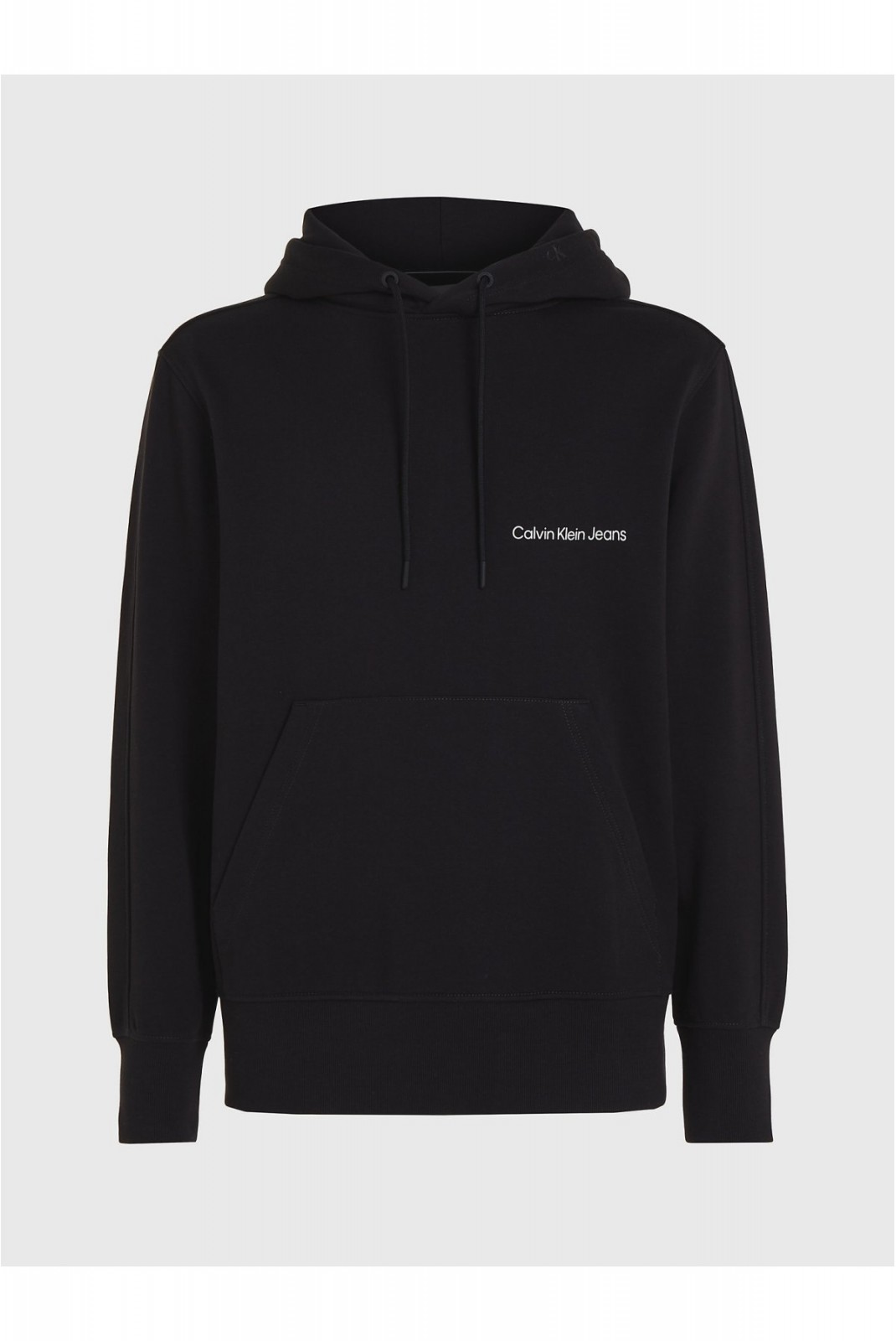 Sweat capuche 100% coton Calvin klein BEH Ck Black J30J324620