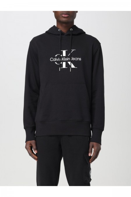 Sweat capuche print logo Calvin klein BEH Ck Black J30J325429