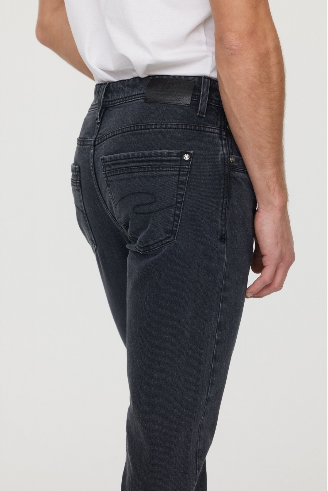 Jean droit coton stretch Joker Lee cooper D178 BLACK STONE JOKER