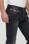 Jean droit coton stretch Longjohn Lee cooper D201 VINTAGE BLACK LONGJOHN