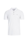 Polo shirt logo printé Ea7 0100 WHITE 8NPF04 PJM5Z