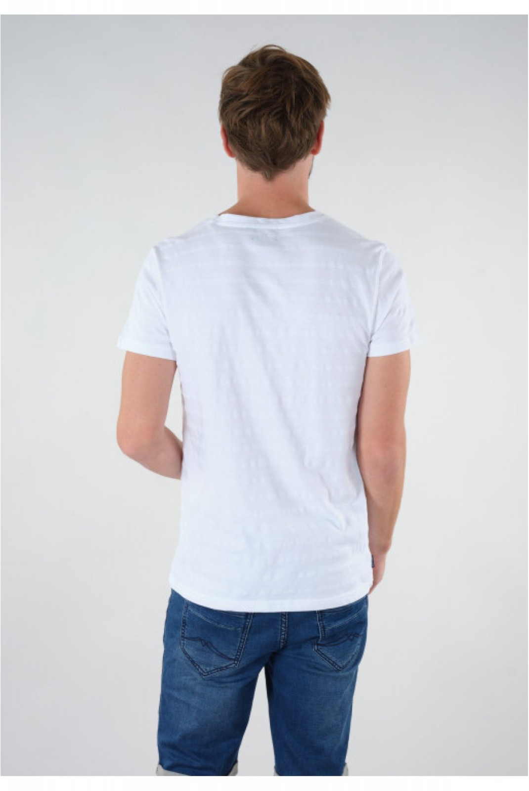 TShirt 100% coton flamé Deeluxe WHITE MENPHIS