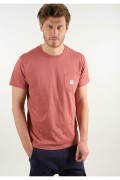 TShirt uni poche coton Deeluxe MARSALA BASITO