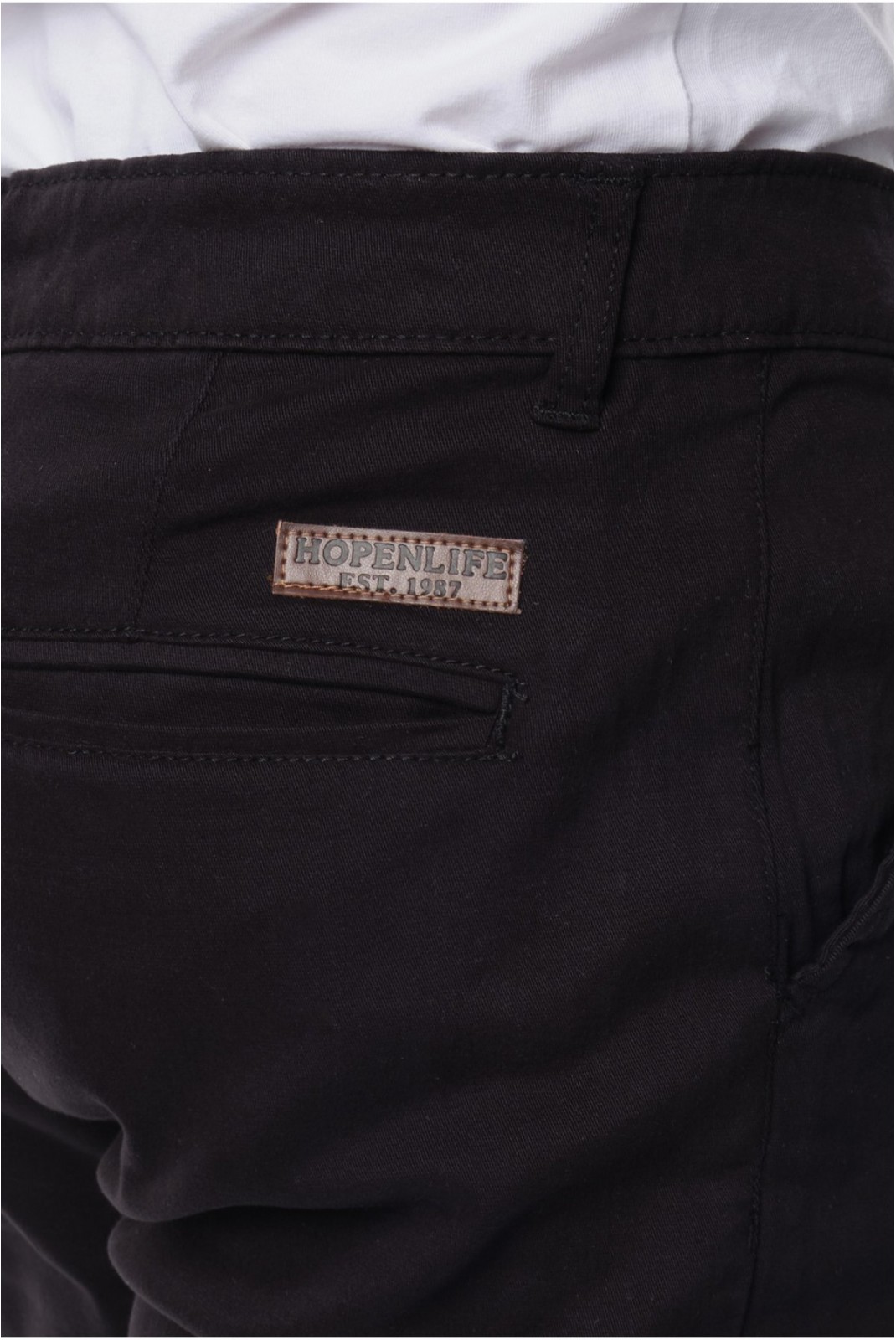 Pantalon chino stretch Kizaru Hopenlife NOIR KIZARU