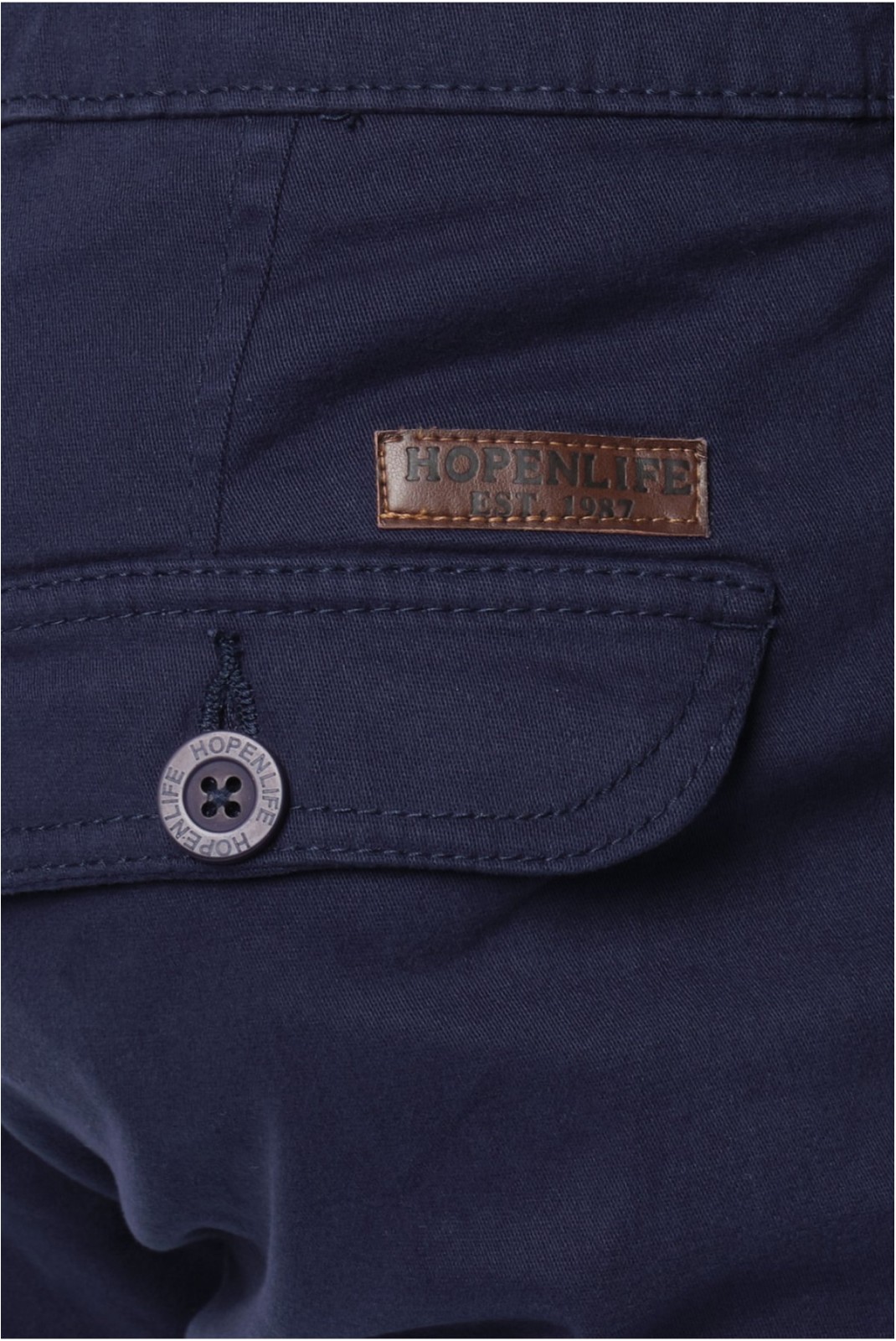 Pantalon cargo droit stretch Hopenlife NAVY TRAFALGAR