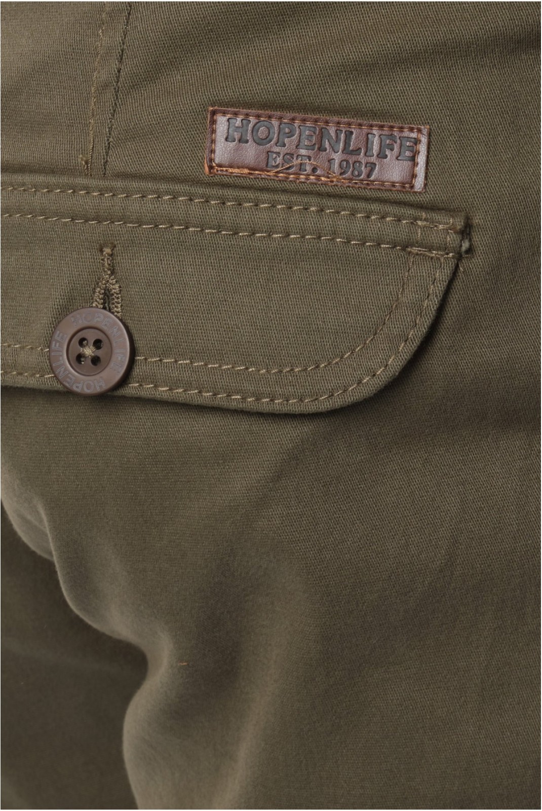 Pantalon cargo droit stretch Hopenlife KAKI TRAFALGAR