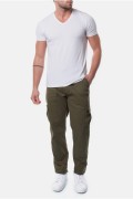 Pantalon cargo droit stretch Hopenlife KAKI TRAFALGAR