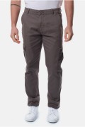 Pantalon cargo droit stretch Hopenlife GRIS TRAFALGAR