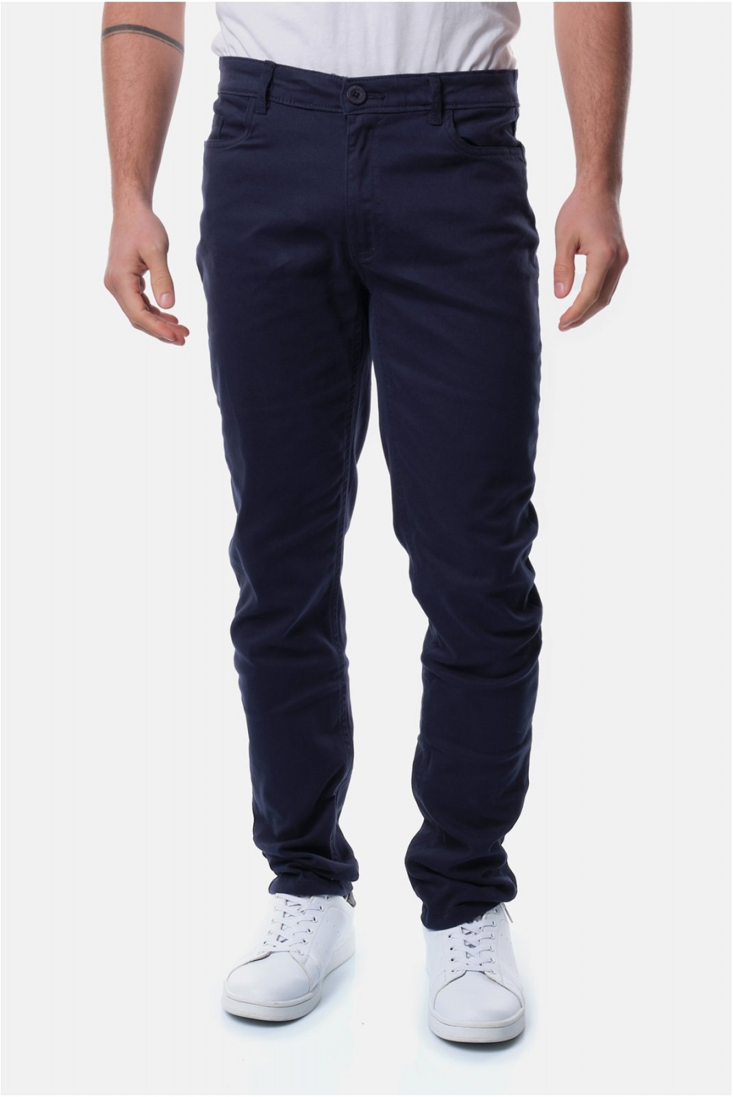 Chino slim stretch Roronoa Hopenlife NAVY RORONOA