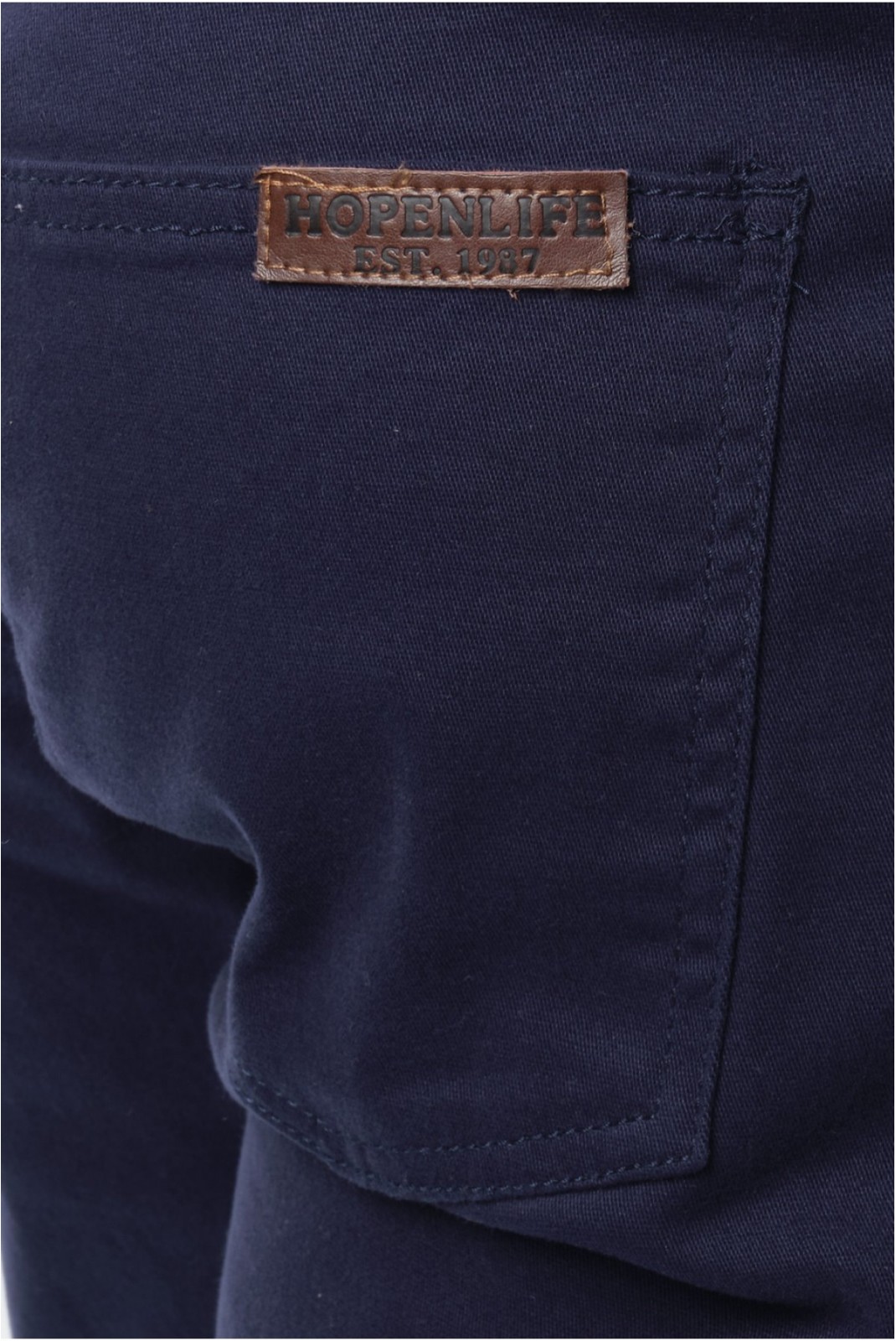 Chino slim stretch Roronoa Hopenlife NAVY RORONOA